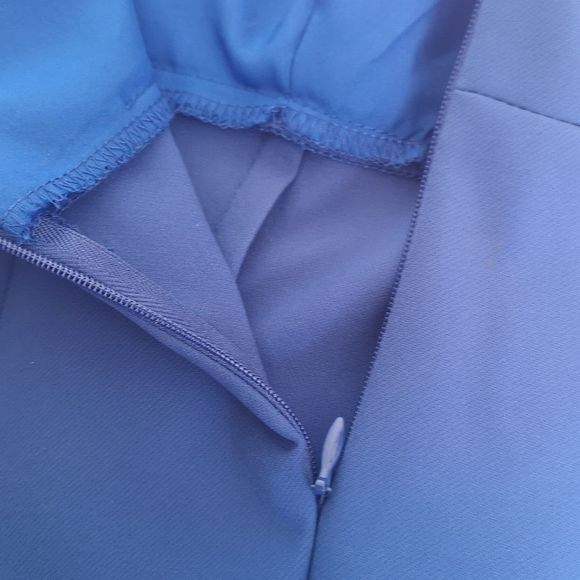 💙💙Femme Ladies Cocktail Straps Mini Dress 👗 Royal Blue Size 6 💙💙 - Picture 9 of 16